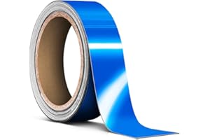 VViViD Vinyl Tape Pinstripe Blue Reflective Gloss Adhesive Automotive Film (1" x 20ft)
