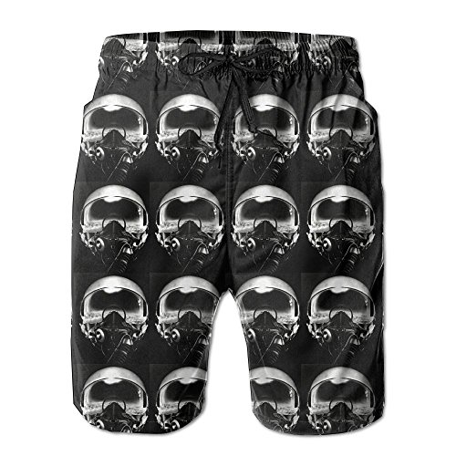 Summ Astronaut Helmet Men Summer Beach Boardshorts
