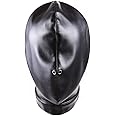 MYNCBD Halloween Leather Head Mask Lacing Hood Cosplay Breathable Head Hood Outdoor Riding Windproof Punk Headgear