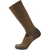 GRIP6 Wool Boot Socks - Merino Wool Socks Made in The USA - Lightweight Wool Hiking Socks - Warm Boot Socks for Men and Women