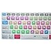 Dogxiong for Apple iMac G6 Keyboard with Numeric Keypad NumberPad Print with: Ableton Live Functional Shortcuts Hot Keys Design Silicone Keyboard Skin Cover [US/EU Layout]