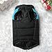 Didog Cold Weather Dog Warm Vest Jacket Coat,Pet Winter Clothes for Small Medium Large Dogs(Chest 25 Inch; Back Length 20 Inch, Blue)