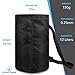 Compression Stuff Sack, Travel Organizer Bag, Organizer for Everyday Travelers, Camping & Hiking, Pack by Day or by Type, Waterproof Space Saving Bag with 4 Spacious Compartments, Black