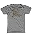 Guerrilla Tees Rollo's Magic Mushrooms Tshirt Funny tees Rollo Shirt, Grey, X-Large
