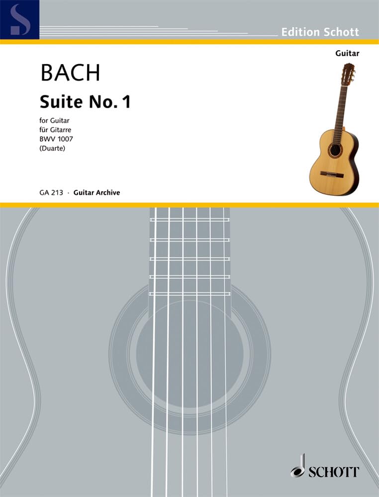 Cello-Suite No. 1, Bwv 1007: Guitar Solo (Edition Schott)