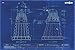 Doctor Who - Dalek Blue Prints Poster 36 x 24in