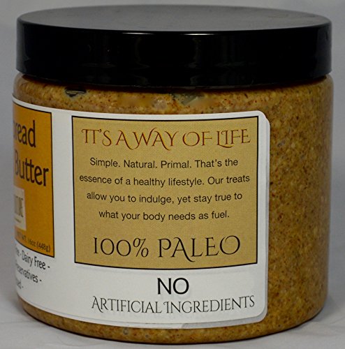 Base Culture Gingerbread Almond Butter | All Natural 100% Paleo, Gluten, Grain, Dairy, and Soy Free & No Added Sugar (6g Protein per Serving, 6 Count) - Thumbnail 2