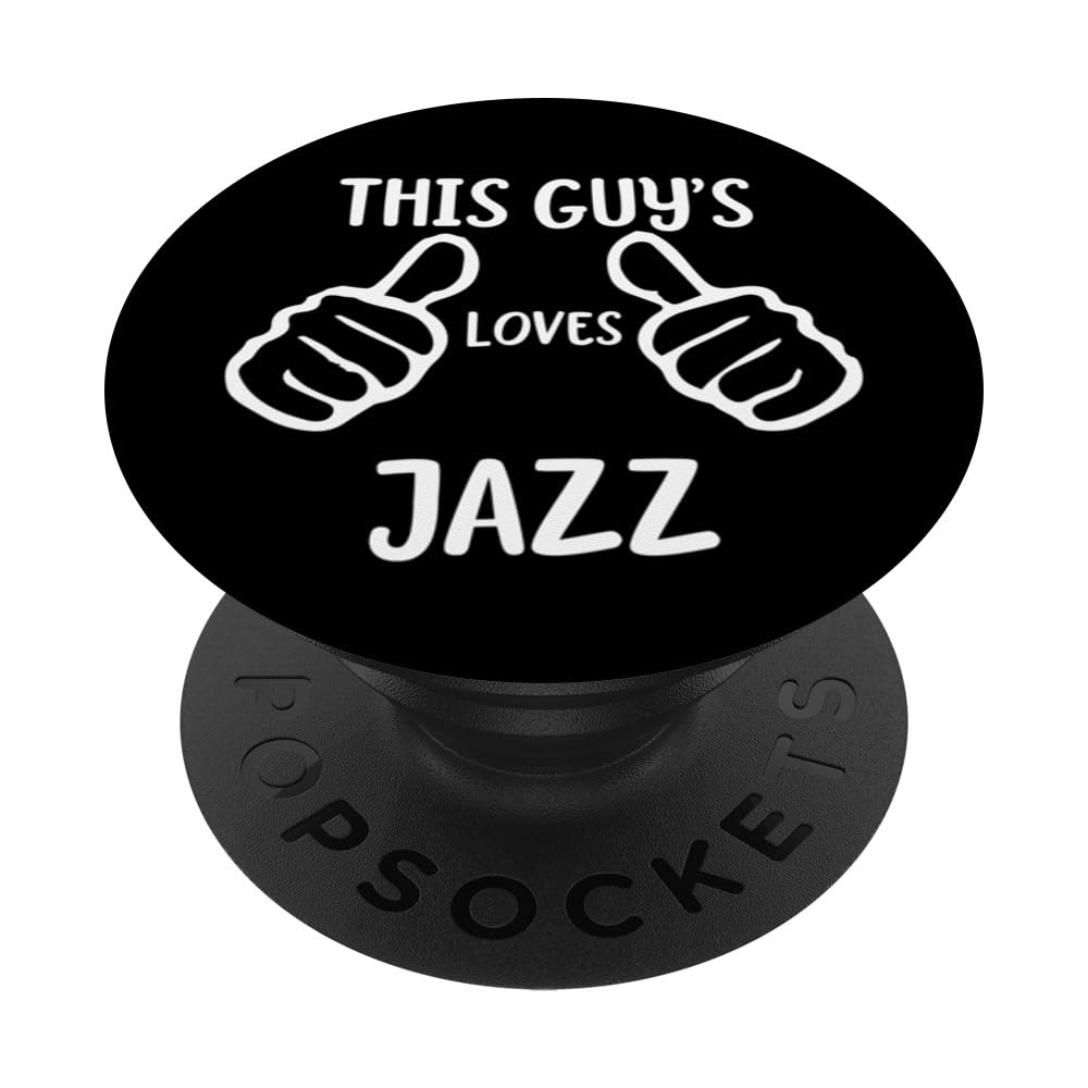 Funny Jazz Lover This Guy's Loves Jazz PopSockets Swappable PopGrip