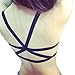 Dreagal Fashion Halter Hollow Out Padded Bra Sexy Cross Back Vest Tank Top for Women