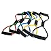 Exercise Bands Resistance Exercise, Figure 8 Fitness Equipment Tube Workout Exercise Elastic Resistance Band for Yoga (Set of 5)