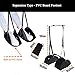 Foot Rest,New-Type Portable Adjustable Height Travel Footrest Flight Carry-on Foot Rest Travel Accessories and Office Foot Rests, Best Footrests Hammock for Office Bus Airplane (Black)