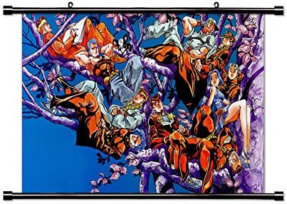 Toon Junkie Jojos Bizarre Adventure Anime Fabric Wall Scroll Poster (32x19) Inches [TJ] Jojos Bizarre Adventure- 34(L)