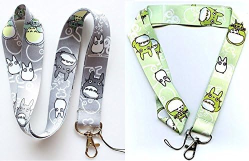My Neighbor Totoro Keychain Badge Holder Costume Props Lanyard Set of 2