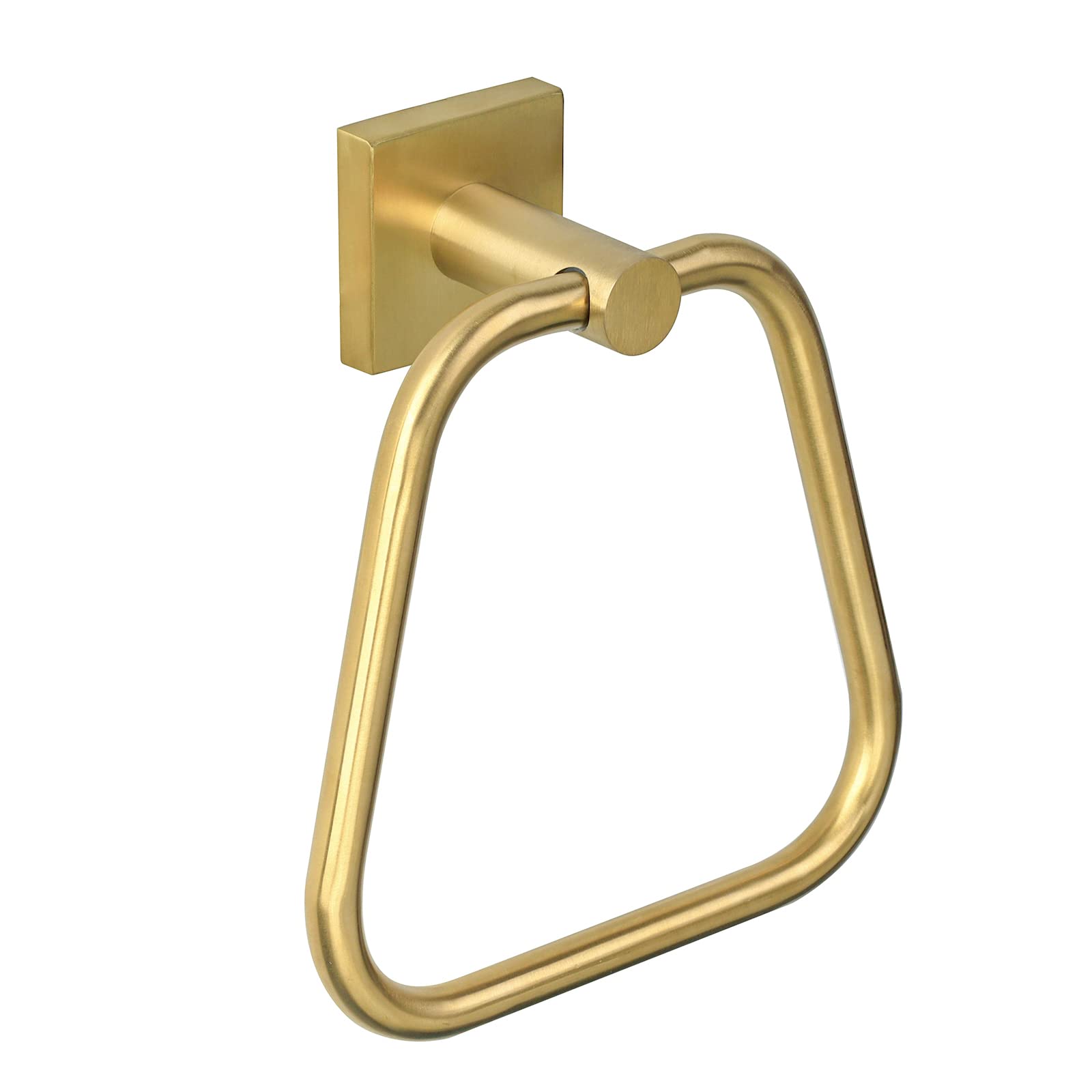 Photo 1 of Warepro Towel Ring Brushed Gold,Hand Towel Holder for Bathroom SUS304 Stainless Steel Towel Racks Wall Mount Towel Hanger Bath Accessories