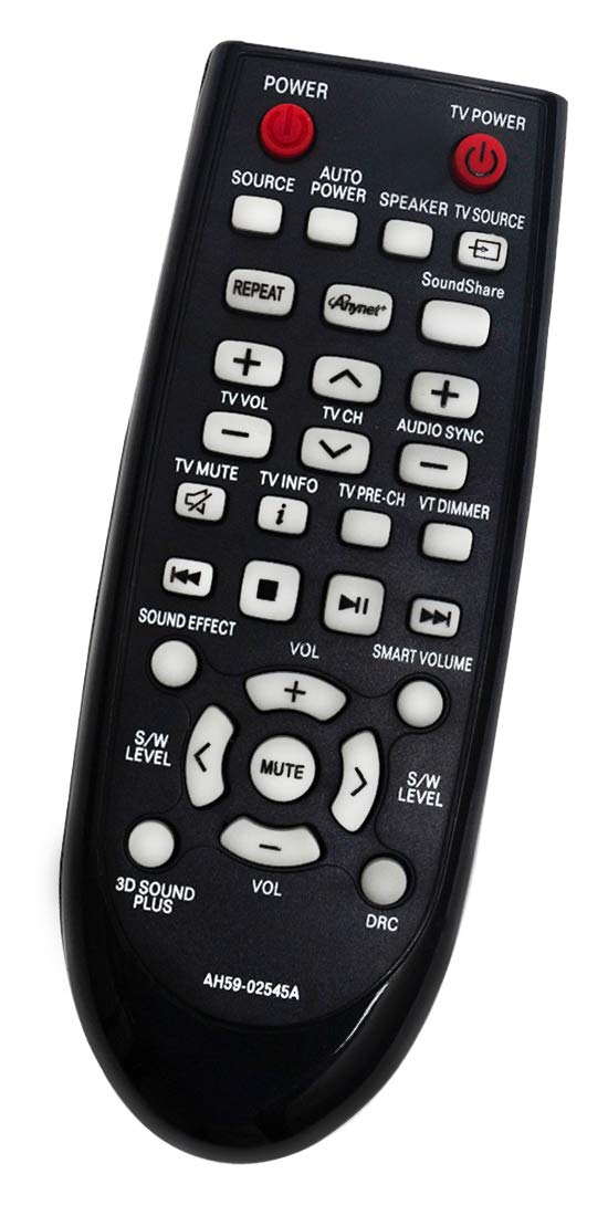 ALLIMITY AH59-02545A Remote Control Replacement for Samsung Soundbar System HW-F750/EN HW-F750/XU HW-F751 HW-F751/TK PS-WF751 HW-F750 HW-F750/ZF HW-F751/EN HW-F751/XN