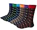 Mens Dress Socks Multi-color Pattern 6-pack By DEBRA WEITZNER