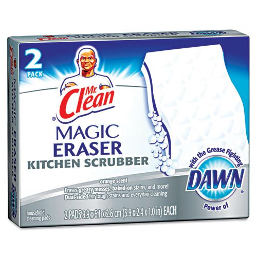 Magic Eraser Kitchen Scrubber, 2 per Box