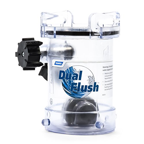 Camco RV Dual Flush RV Holding Tank Rinser - Cleans and Removes Clogs From Sewer Lines with Two Way Jet Cleaning Action, Helps Reduce Odors in Holding Tanks and Sewer Hoses (39072)