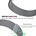 bayite for Fitbit Ionic Bands, Stainless Steel Milanese Loop Metal Replacement Strap with Unique Magnet Lock Accessories for Fitbit Ionic Large Smoke Gray