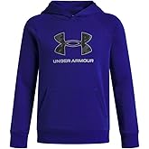 Under Armour boys Rival Fleece Big Logo Print Fill Hoodie