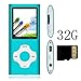 Tomameri - Portable MP3 / MP4 Player with Rhombic Button, Including a Micro SD Card and Support Up to 64GB, Video Player, Compact Music, Photo Viewer Supported (Blue)
