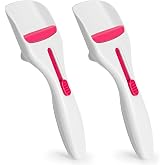 Sykexonm 2PCS Cupcake Batter Scoop, One Click Sliding Button Cake Cream Spatulas for Elegant Baking, Pastry &amp; Cake Decorating, ABS and TPE Material