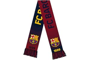 Icon Sports Soccer Team Scarf – Official World Football Club Logo Fans Premium Reversible Knit Warm Fringe Scarves Wrap