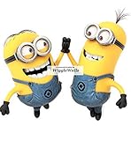 7 Inch Kevin Stuart High 5 Minions Despicable Me Removable Wall Decal Sticker Art Home Decor Kids Room-7 Inch Wide By 6 Inch Tall