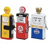 Vintage Gas Pump Series 4 Set of 3 Pumps 1/18 Diecast Models by Greenlight 14040