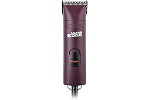 Andis 22685 Professional UltraEdge Super 2-Speed Detachable Blade Clipper – Rotary Motor with Shatter-Proof Housing, Runs Calm & Silent, 14-Inch Cord - For All Coats & Breeds - 120 Volts, Burgundy