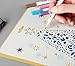 Christmas Painting Stencils,12 pcs Creative Christmas Trees/Reindeer Boots Angel/Snowflake Snowman Santa Claus Bullet Journal Stencil Set for Journali