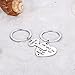 Udobuy® New Unique Stainless Steel You Hold The Key To My Heart Couple Keychain Love Keychain Key Ring Valentine Gift