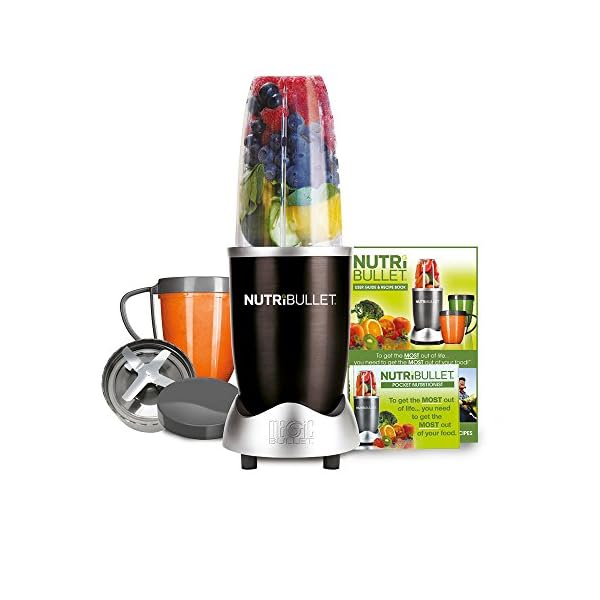 NUTRiBULLET NB-101B 600 Series - Nutrient Extractor High Speed Blender - 600W 8 Piece Set - Black