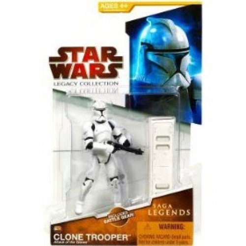 STAR WARS SAGA LEGENDS NO SL04 CLONE TROOPER ATTACK OF THE CLONES ACTION FIGURE