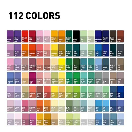 HIMI Twin Cup Jelly Gouache Paint Set, 112 Colors 12g, Jelly Cup Design, Gouache Paint Non Toxic for Canvas and Paper, Art Supplies for Professionals and Beginner (Ice Blue)