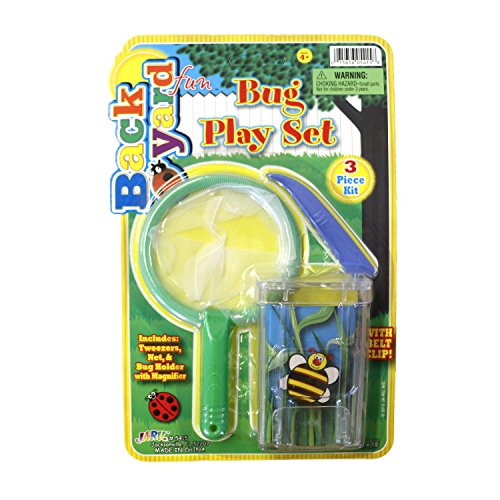 Backyard Fun Bug Insect Critter Catch Tools and Play Set (Assorted Colors)