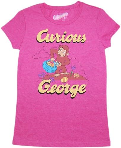 Amazon Co Jp オールドネイビー Old Navy 最 キッズサイズ6 8歳用 女の子 ピンクおさるのジョージtシャツ キャラクタートップスセール 春夏コーデ 並行輸入 服 ファッション小物