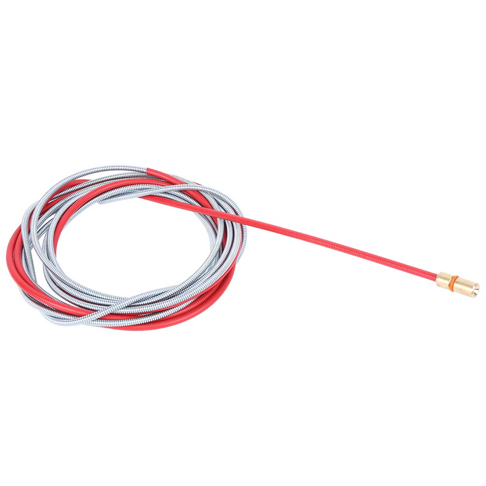 Welding Liner, Welding Gun Torch Stinger Electric Welder Replacement Welding Gun Parts Torch Stinger Hardware Accessory CO2 Weld Torch Accessory 5-Meter Aluminum Alloy + Brass