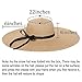 Womens Straw Hat Wide Brim Floppy Beach Cap
