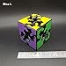 LZLRUN 3D Rubiks Gear Cube, 2X2 3X3 Match-specific Twisty Puzzle