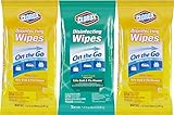 Clorox Disinfecting Wipes On The Go Value Pack, Fresh Scent and Citrus Blend, 102 Count