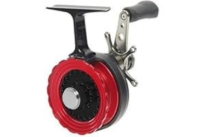 Frabill Straight Line 261 Ice Fishing Reel in Clamshell Pack, Black