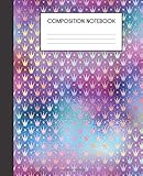 Composition Notebook: Faux Iridescent Foil Glam College Ruled Notebook Lined School Journal