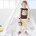 SkipHop Zoo Little Kid and Toddler Pajama Set, Marshall Monkey, 4T