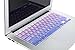 Valawy Ultrathin Silicone Skin Keyboard Cover for MacBook Pro, iMac and MacBook Air, Purple