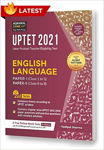 UPTET English Complete Text Book With Solved Papers For 2021 Exam