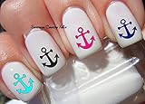 72 Anchor Nail Art Decals