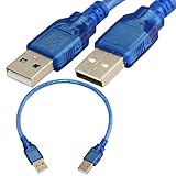 Yonisun 25CM USB 2.0 A Male to USB 2.0 A Male Sync Data Charge Short Cable Cord Adapter