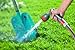 Gardena 8121 Classic Four Pattern Garden Hose Nozzle, Grey/Orange