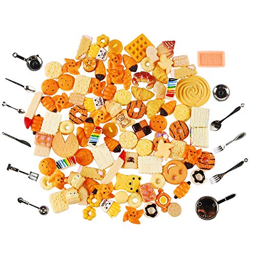 NWFashion 1:12 Scale Miniature Wine Bottles - 6 Piece Dollhouse Kitchen Accessory Set